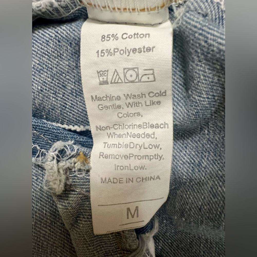 Womenβs Denim Jacket Size M Medium - Picture 16 of 16